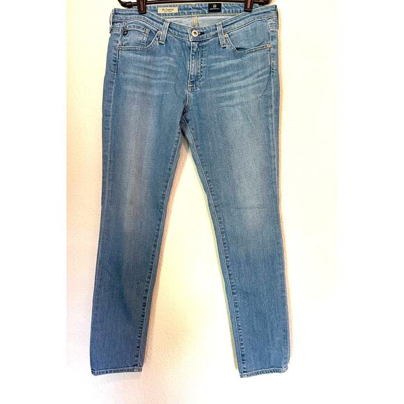 Adriano Goldschmied Light Denim Super Skinny Legging Jeans SIZE 30R - Picture 1 of 11